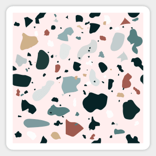 Marble Light Pink Pattern Sticker